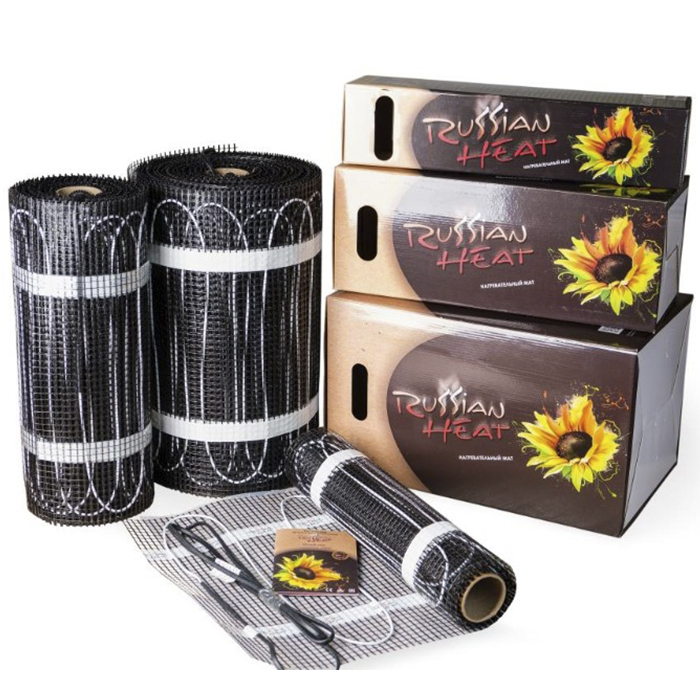 Нагревательный мини-мат двухжильный Russian Heat (1 кв.м.)